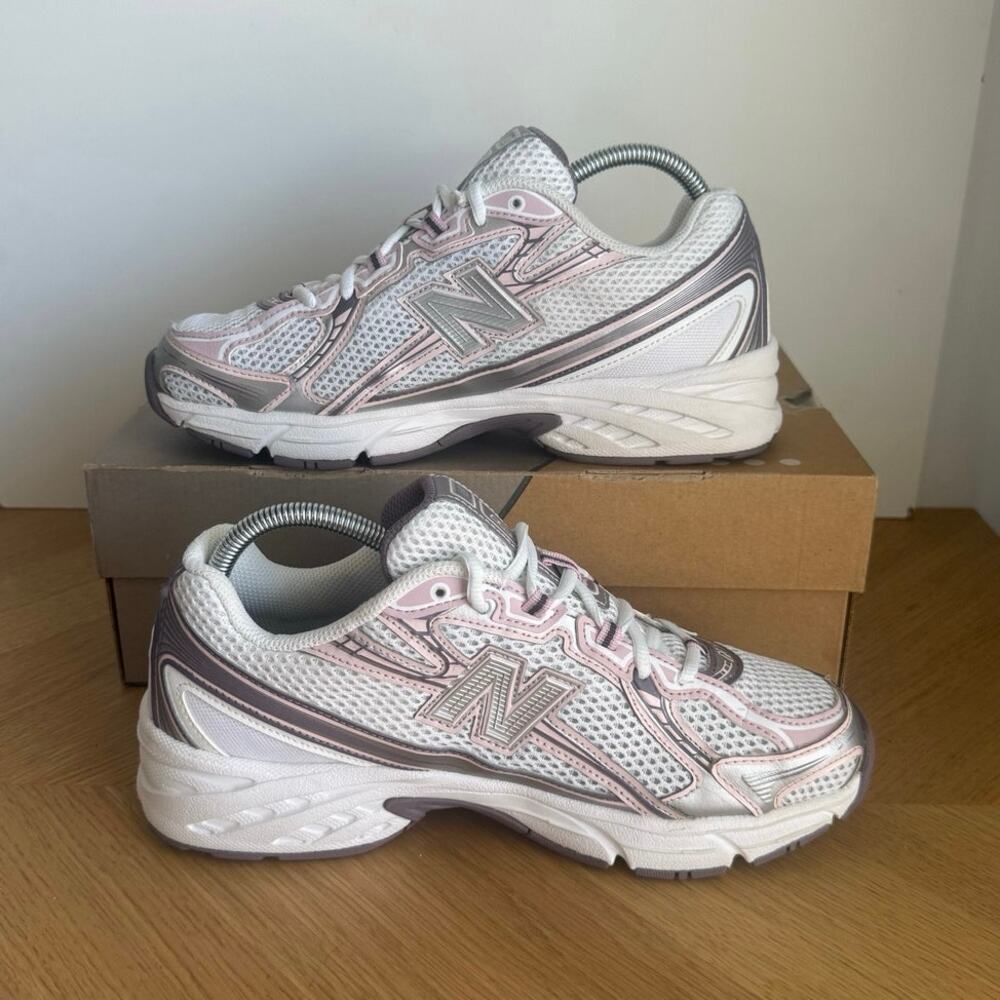 New Balance 740 Pink/Grey/White Men Sneakers - SZ 7.5- W 9 - Picture 9 of 11